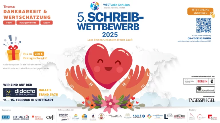 wertvolleschulen schreibwettbewerb 2025 banner